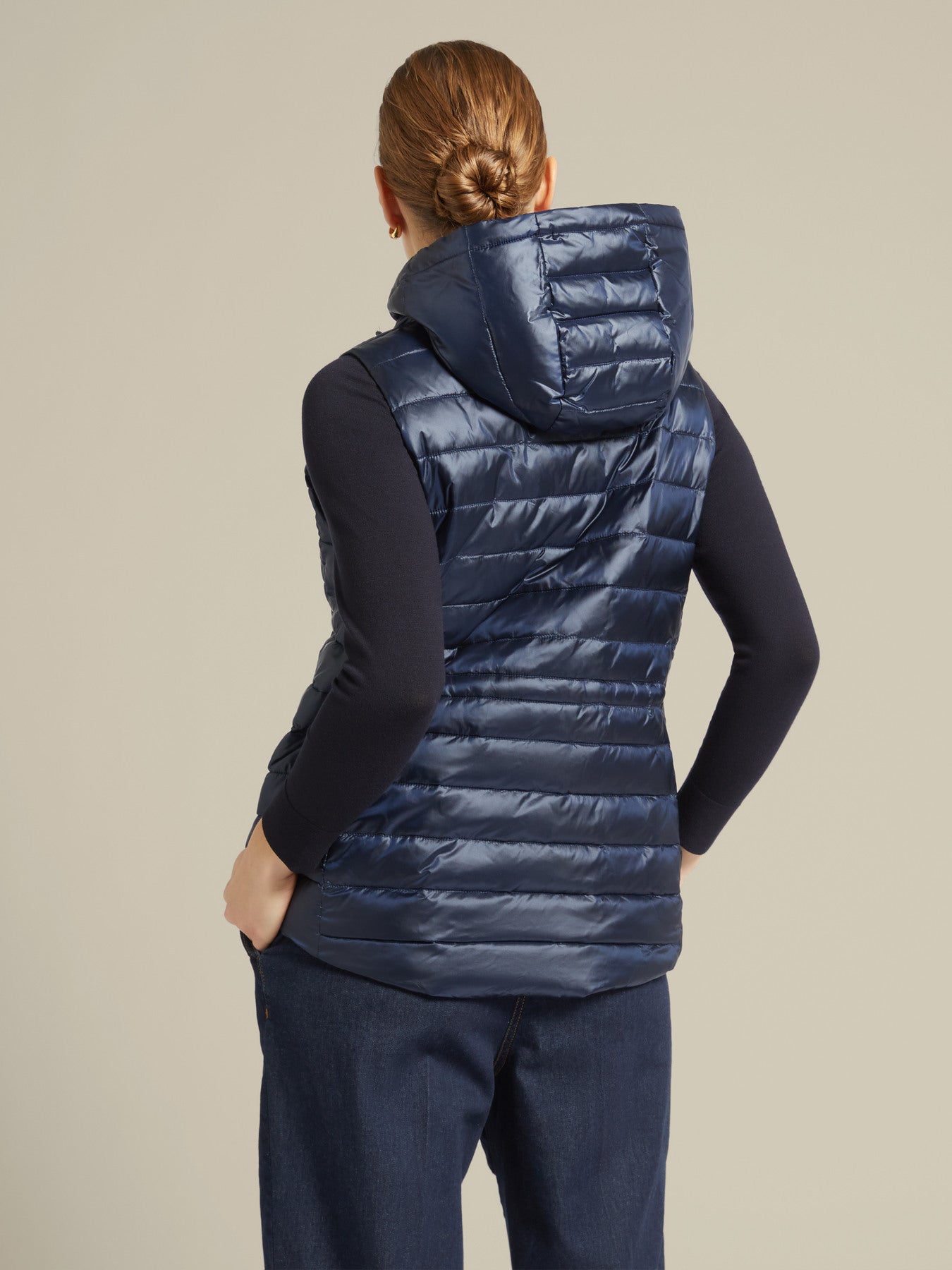 ELENA MIRO' | GILET TRAPUNTATO NYLON RICICLATO