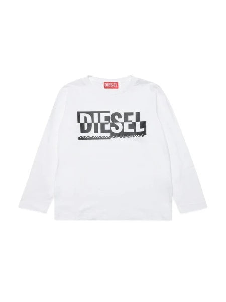 DIESEL | T-SHIRT CON LOGO SEZIONATO