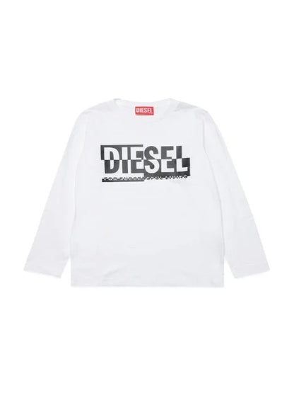 DIESEL | T-SHIRT CON LOGO SEZIONATO