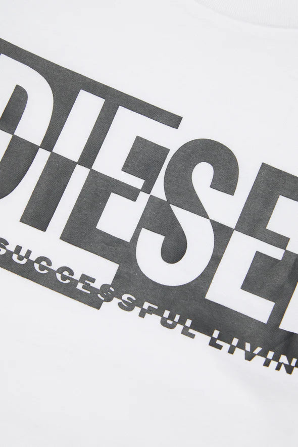 DIESEL | T-SHIRT CON LOGO SEZIONATO