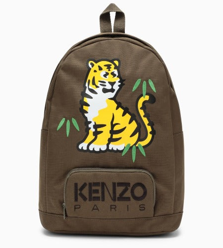 KENZO | ZAINO KOTORA KAKI IN NYLON