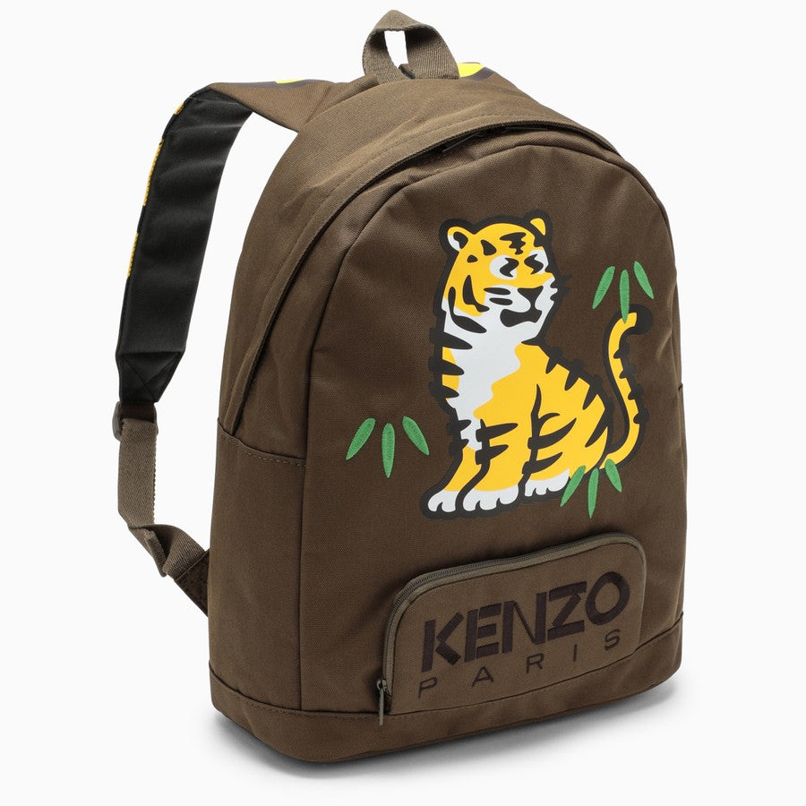 KENZO | ZAINO KOTORA KAKI IN NYLON