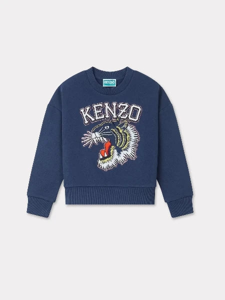 KENZO | FELPA RICAMATA IN COTONE