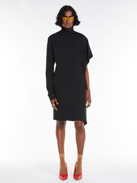 SPORTMAX | ABITO ASIMMETRICO IN GEORGETTE STRETCH