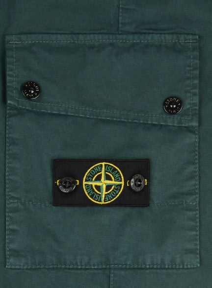 STONE ISLAND | 30115 ORGANIC COTTON STRETCH BROKEN TWILL, 'OLD' EFFECT