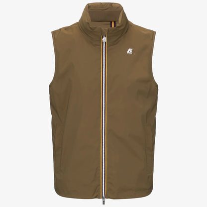 K-WAY | VALEN STRETCH NYLON JERSEY BROWN CORDA