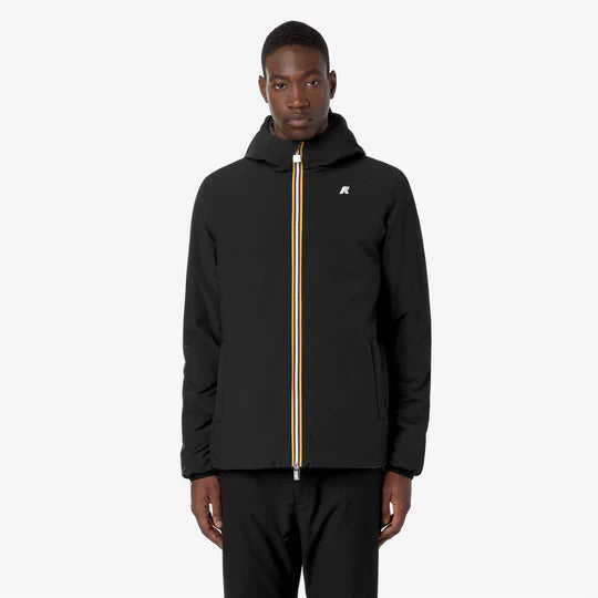 K-WAY | JACK ST WARM REVERSIBLE BLACK PURE-GREEN BLACKISH