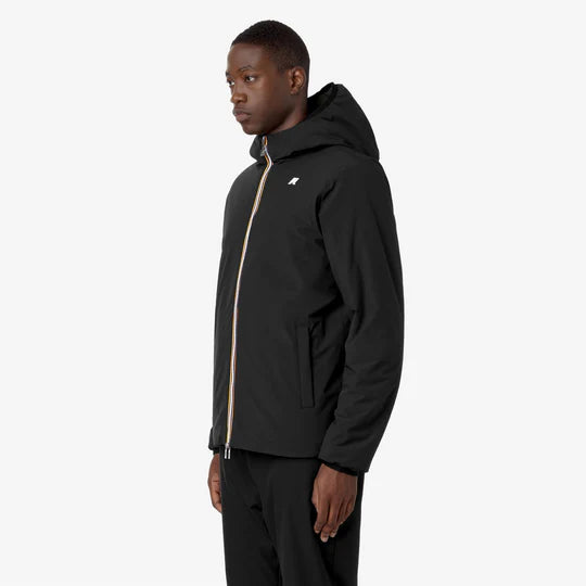 K-WAY | JACK ST WARM REVERSIBLE BLACK PURE-GREEN BLACKISH