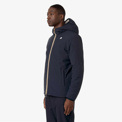 K-WAY | JACK ST WARM REVERSIBLE BLUE DEPTH-BEIGE GREY