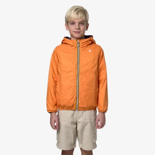 K-WAY | P. JAKE PLUS.2 REVERSIBLE BLUE FIORD-ORANGE MD