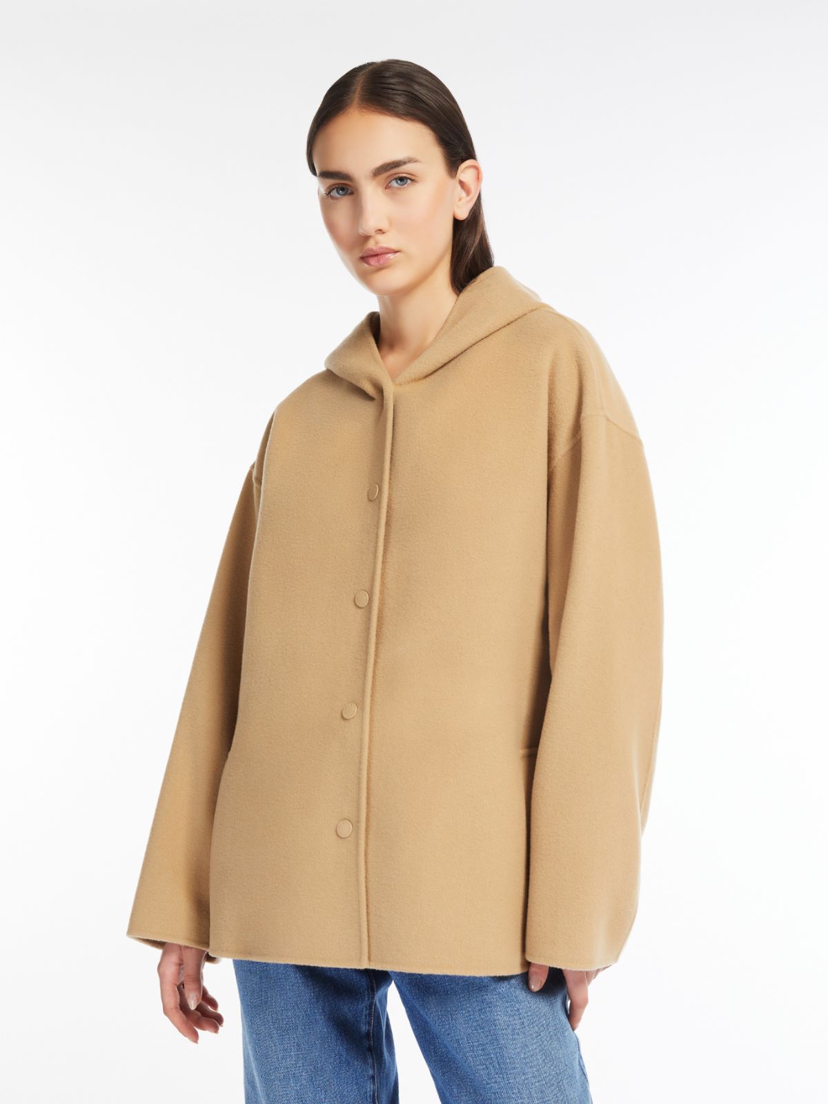 WEEKEND MAX MARA | CAPPOTTO IN LANA CON CAPPUCCIO