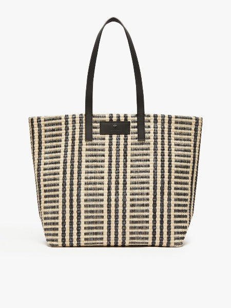 WEEKEND MAX MARA | BORSA SHOPPING EFFETTO RAFIA JACQUARD