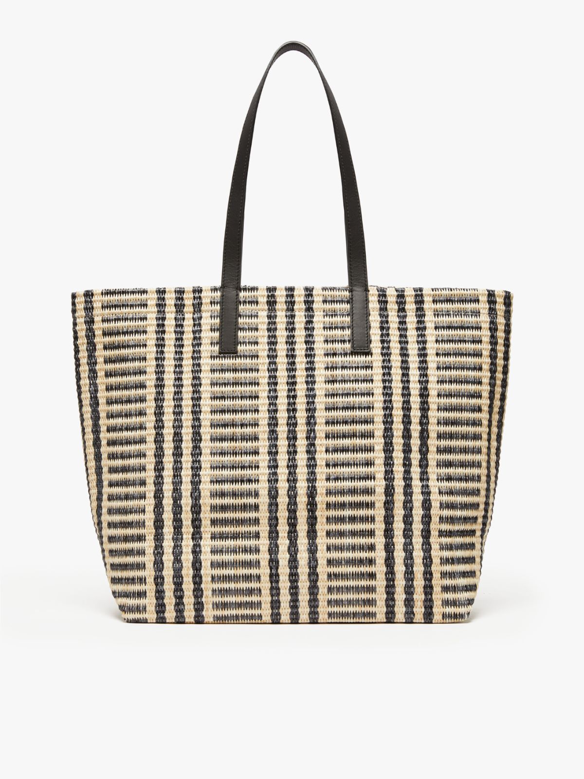 WEEKEND MAX MARA | BORSA SHOPPING EFFETTO RAFIA JACQUARD