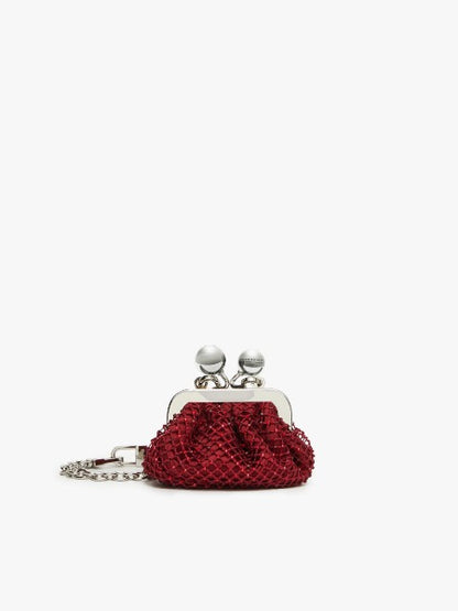 WEEKEND MAX MARA | PASTICCINO BAG NANO IN RASO CON STRASS