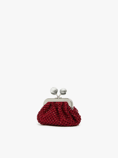 WEEKEND MAX MARA | PASTICCINO BAG NANO IN RASO CON STRASS