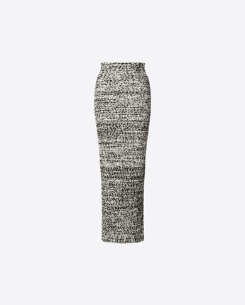 ALBERTA FERRETTI GONNA GRIGIO / 42 GONNA LUNGA IN MAGLIA DI LANA BOUCLÈ