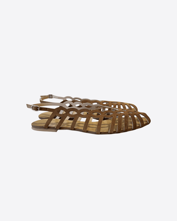 ANNA F SCARPE SANDALO RAGNETTO IN CAMOSCIO