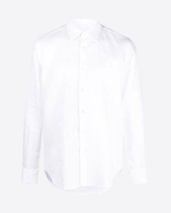 ASPESI CAMICIA CAMICIA DI LINO CON TASCHINO