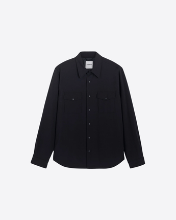 ASPESI GIACCA OVERSHIRT IN FLANELLA IMBOTTITA