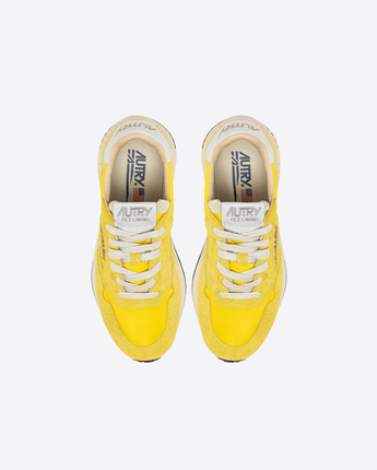 AUTRY Abbigliamento e accessori SNEAKERS REELWIND LOW IN NYLON E SUEDE GIALLO