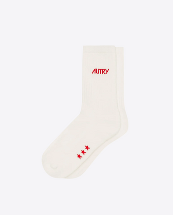 AUTRY CALZINI CON LOGO JACQUARD UNISEX