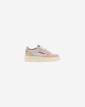 AUTRY ROSA / 26 SNEAKERS MEDALIST KIDS LOW IN SUEDE COLORE POWDER PINK E SAND