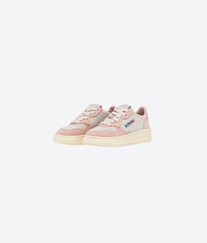 AUTRY SNEAKERS MEDALIST KIDS LOW IN SUEDE COLORE POWDER PINK E SAND