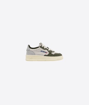 AUTRY VERDE/GRIGIO / 31 SNEAKERS MEDALIST KIDS LOW IN SUEDE COLORE SCHIO GREEN E LOFT GRAY