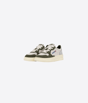 AUTRY VERDE/GRIGIO / 31 SNEAKERS MEDALIST KIDS LOW IN SUEDE COLORE SCHIO GREEN E LOFT GRAY