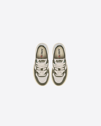 AUTRY VERDE/GRIGIO / 31 SNEAKERS MEDALIST KIDS LOW IN SUEDE COLORE SCHIO GREEN E LOFT GRAY