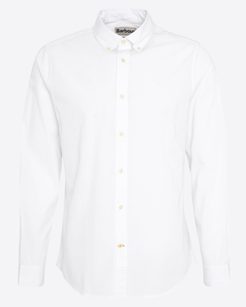 BARBOUR BIANCO / S CREST POPLIN TAILORED SHIRT