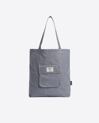 BARBOUR BLU/BIANCO TYNEDALE TOTE BAG