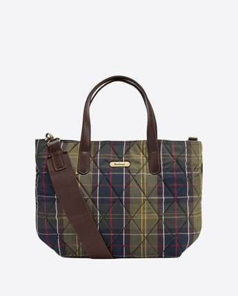 BARBOUR BORSA CLASSIC TARTAN / UNI MINI BORSA TOTE TRAPUNTATA