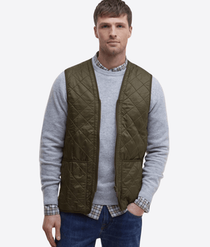 BARBOUR GILET GILET TRAPUNTATO/FODERA CON ZIP POLARQUILT