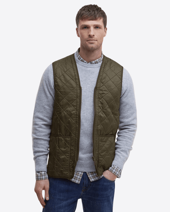 BARBOUR GILET GILET TRAPUNTATO/FODERA CON ZIP POLARQUILT