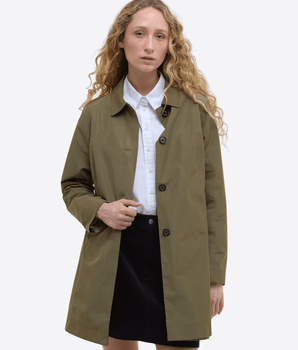 BARBOUR VERDE GIACCA IMPERMEABILE REVERSIBILE BABBITY