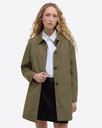 BARBOUR VERDE GIACCA IMPERMEABILE REVERSIBILE BABBITY