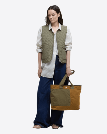 BARBOUR VERDE SCURO / UNI BORSA TOTE MYA