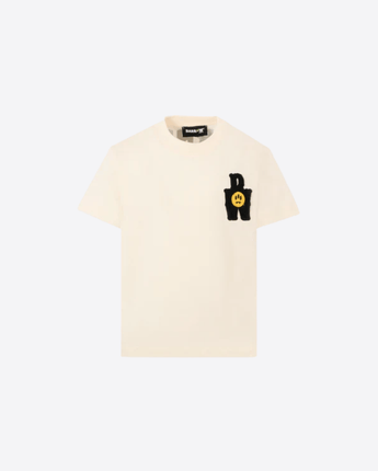 BARROW CREMA / 8A T-SHIRT BARROW CON STAMPA BEAR BASEBALL
