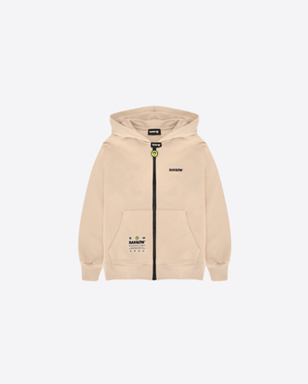 BARROW FELPA SABBIA / 12A FELPA ZIP STICKERS