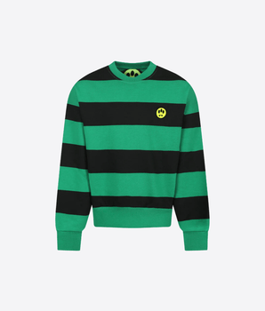 BARROW VERDE/NERO / 12 SWEATSHIRT JUNIOR UNISEX