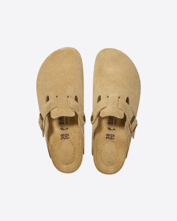 BIRKENSTOCK SCARPE BOSTON IN PELLE SCAMOSCIATA