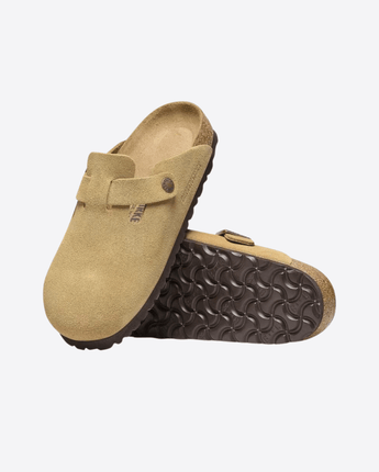 BIRKENSTOCK SCARPE BOSTON IN PELLE SCAMOSCIATA