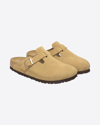 BIRKENSTOCK SCARPE BOSTON IN PELLE SCAMOSCIATA
