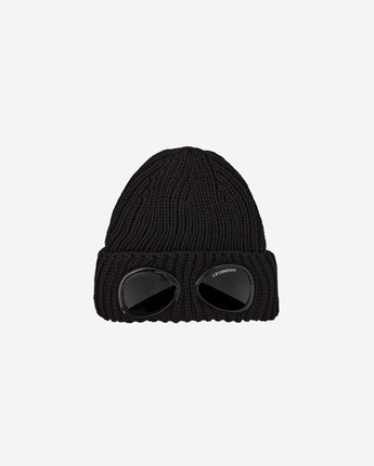 C.P. COMPANY CAPPELLO BERRETTO GOGGLE LENS IN LANA