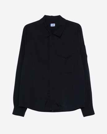 C.P. COMPANY ECLIPSE / S CAMICIA CHROME-R FULL ZIP OVERSHIRT