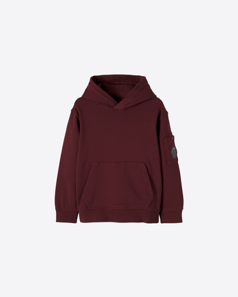 C.P. COMPANY FELPA FELPA CON CAPPUCCIO IN COTONE CON LOGO