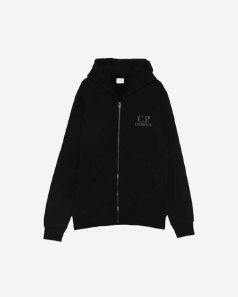 C.P. COMPANY FELPA FELPA CON ZIP E CAPPUCCIO