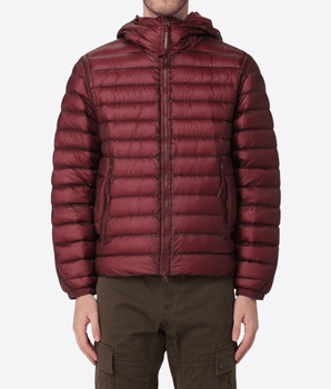 C.P. COMPANY GIACCA PIUMINO IN NYLON CON GOGGLE HOOD