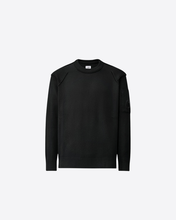 C.P. COMPANY MAGLIA MAGLIONE GIROCOLLO IN LAMBSWOOL GRS